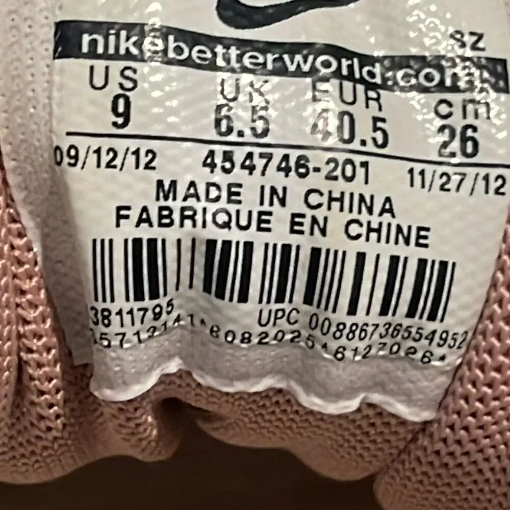 Nike Air Max 1 PRM Dusted Clay/Pink Running Shoes 454746-201 Women’s Size 9 - Picture 13 of 13